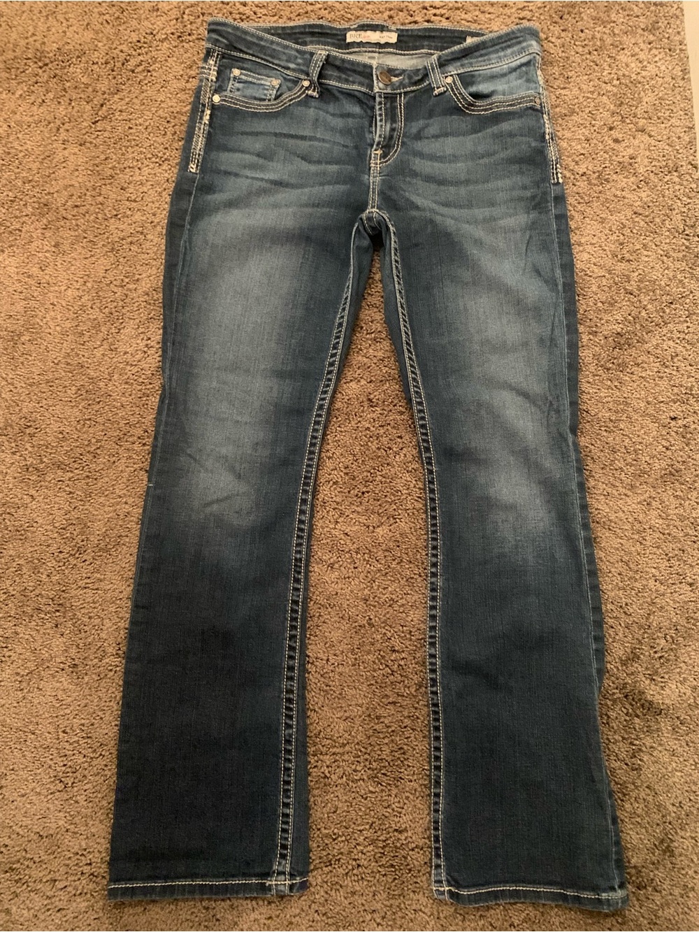 Classic Women's BKE Payton 30R X 31 1/2 Blue bootcut stretch